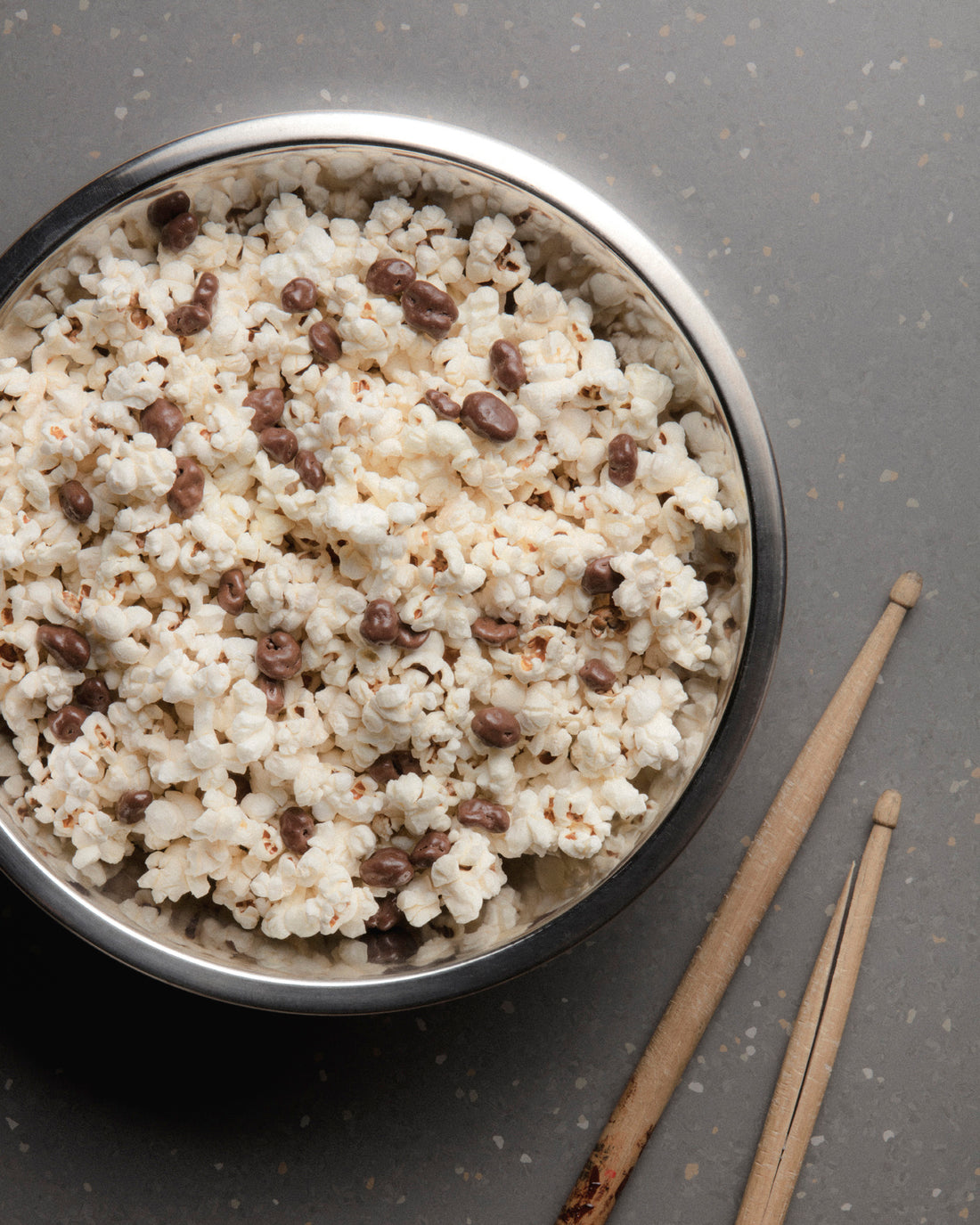 Popcorn with Homemade Raisinettes