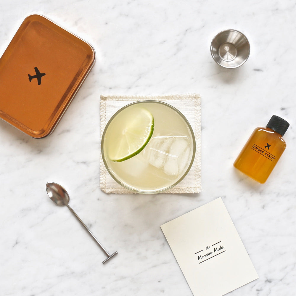 Cocktails At 30,000 Feet: Try This TSA-Approved Moscow Mule Cocktail Kit