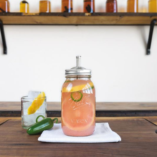 Jalapeño-Spiked Grapefruit Water