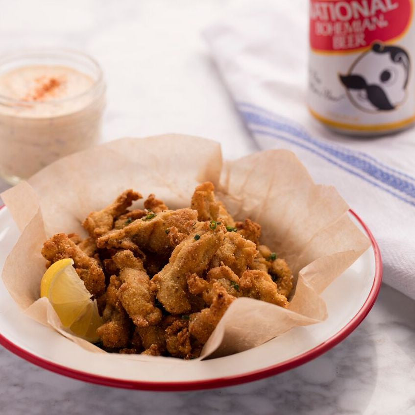 Fried Oysters with Kewpie Tartar Sauce