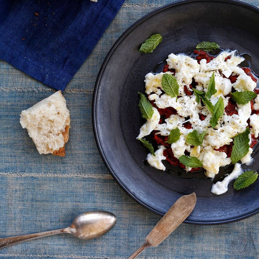 'Nduja & Stracciatella with Wildflower Honey and Mint