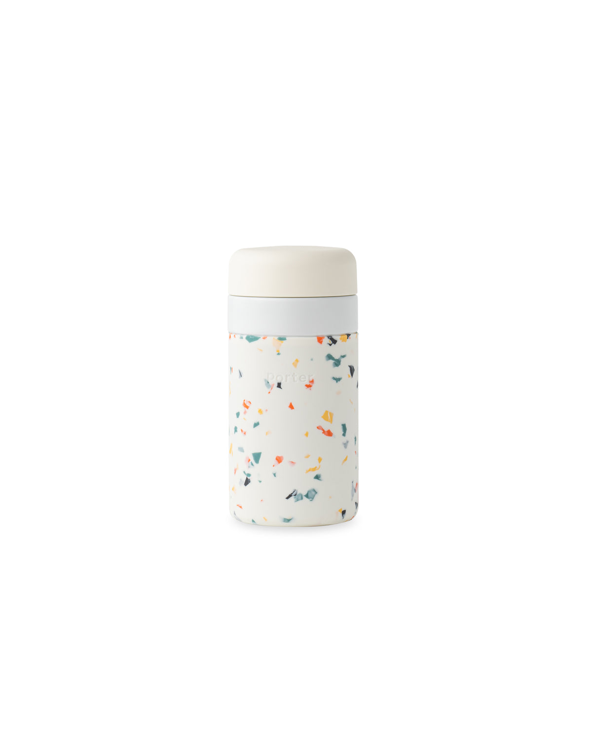 Terrazzo Cream 12 oz engraving