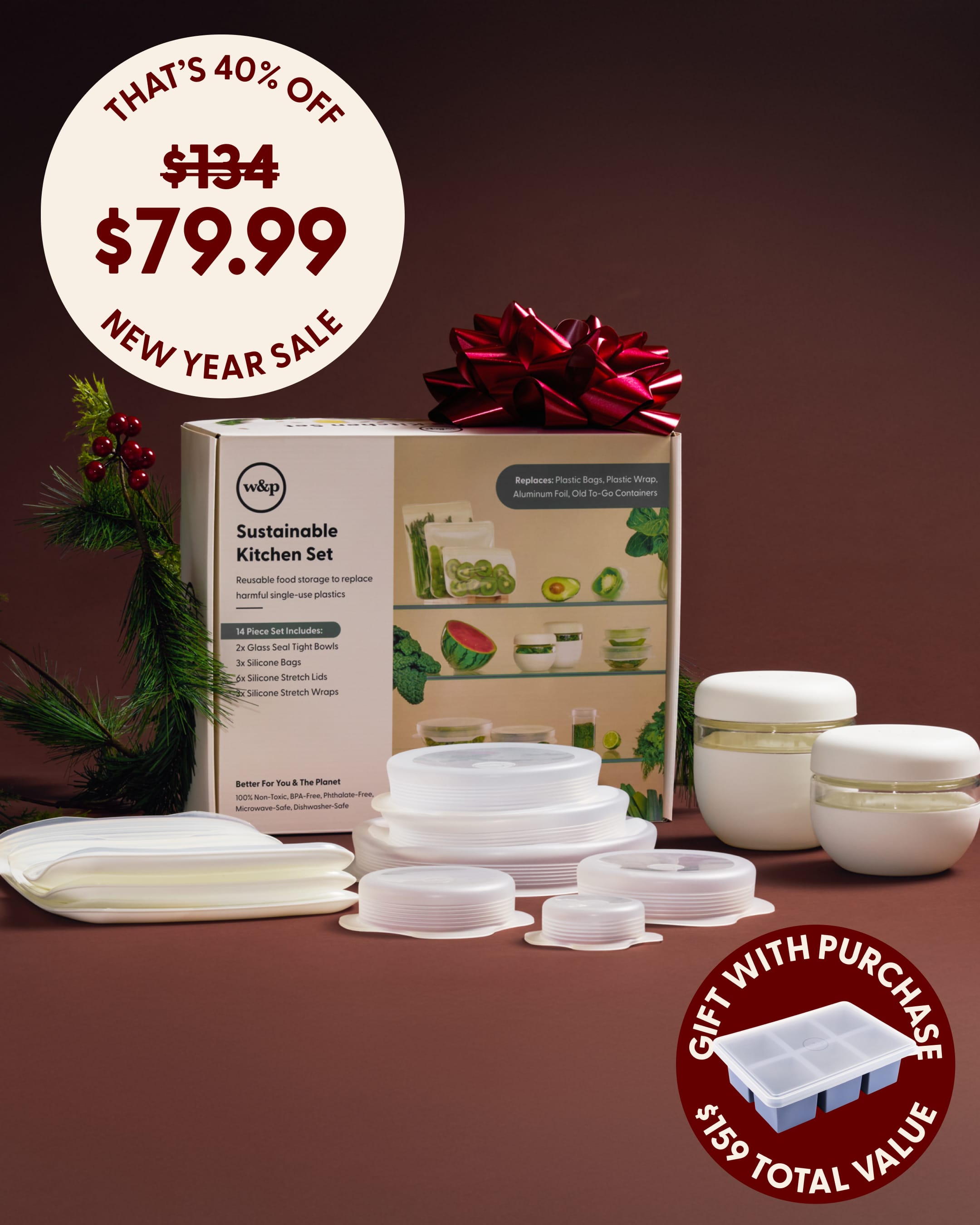 14-Piece Sustainable Kitchen Set – W&P