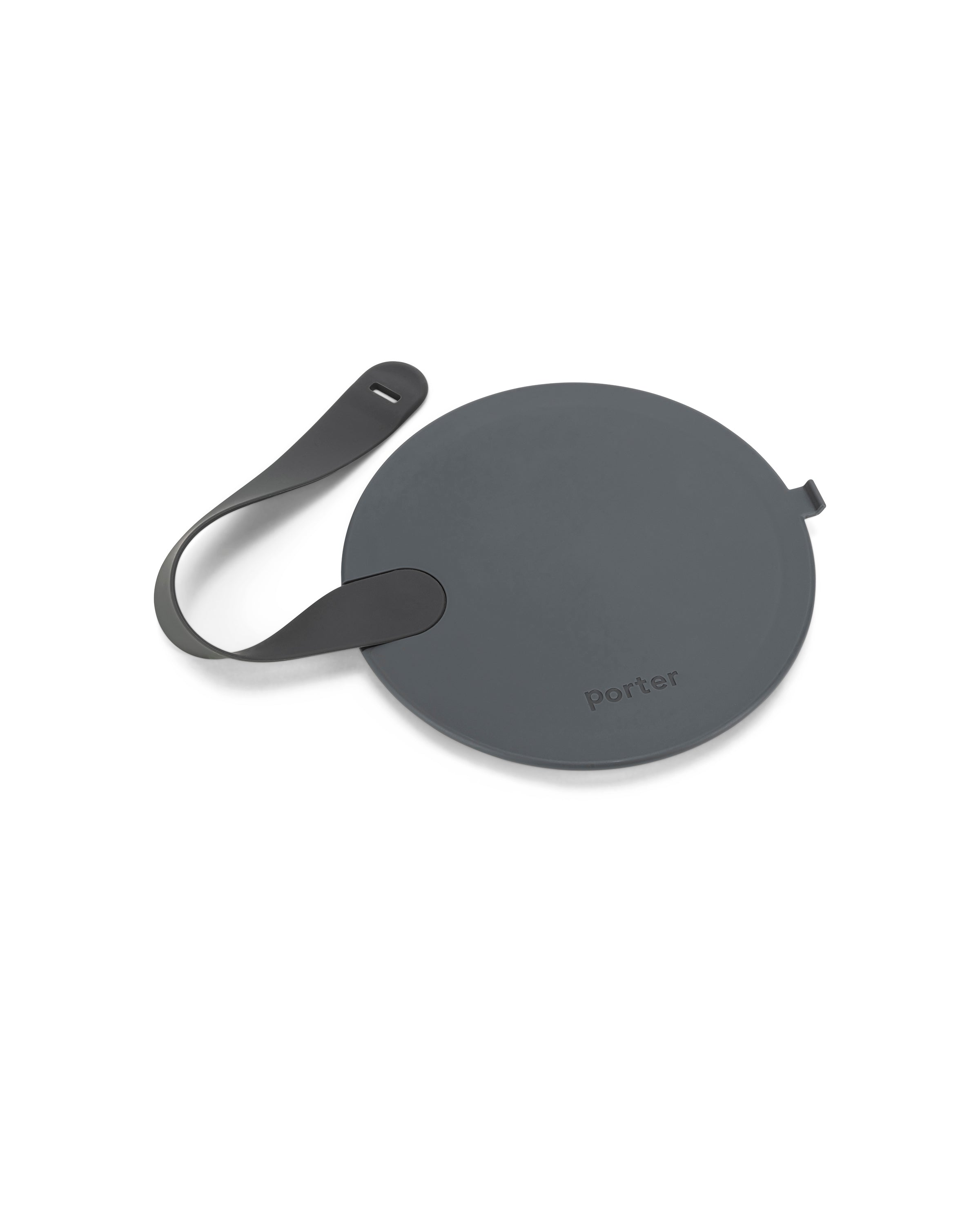 W&P Porter Bowl – Ciotola In Ceramica Con Involucro In Silicone, Coperchio E Cinturino Ermetico, Colore Ardesia, Adatta A Microonde E Lavastoviglie