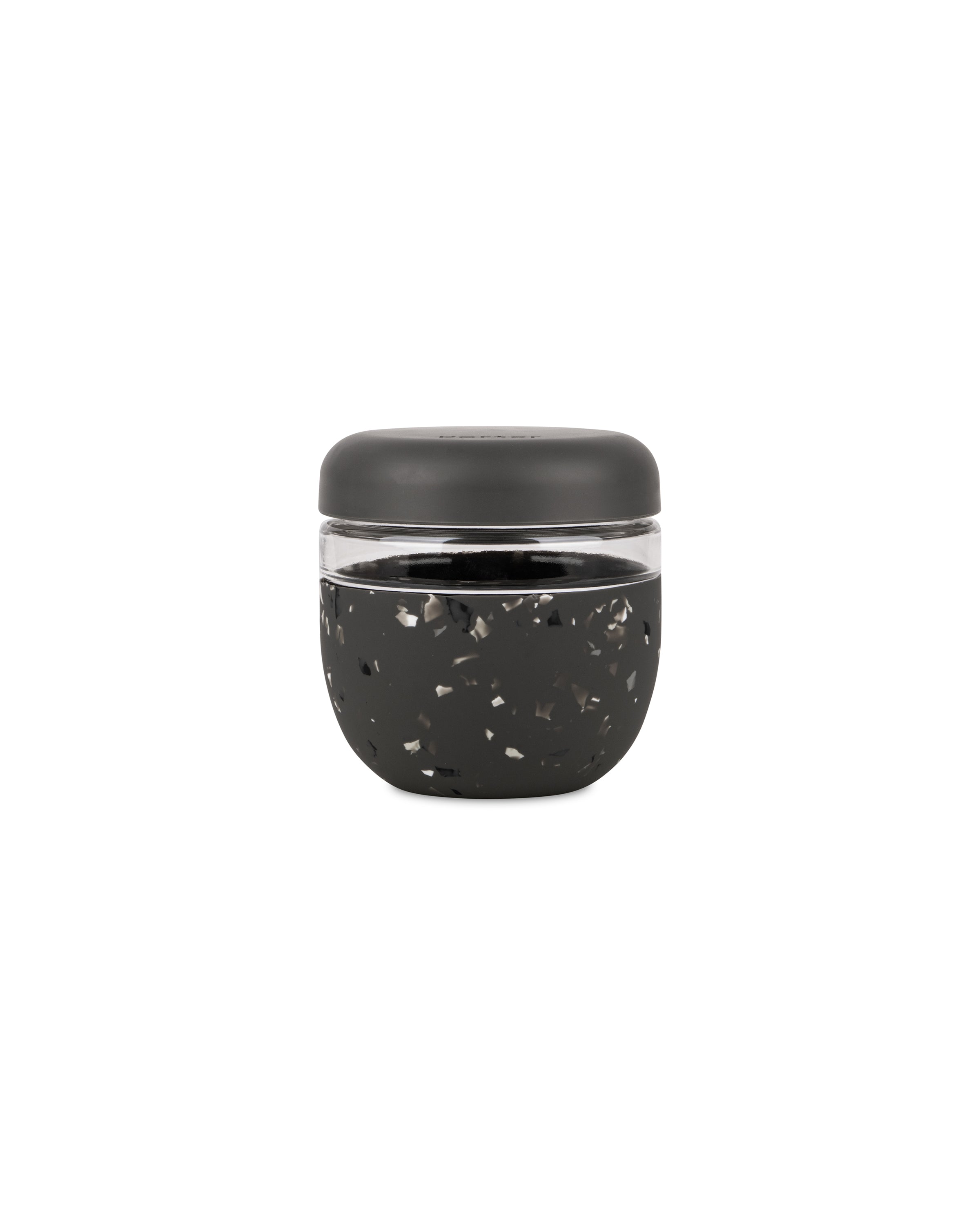 Seal Tight Glass | Terrazzo Charcoal Bowl | Porter by W&P | Glass, Silicone, Plastic