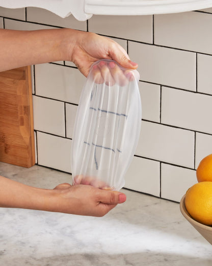 3-Piece Reusable Round Stretch Lids (2 Pack)