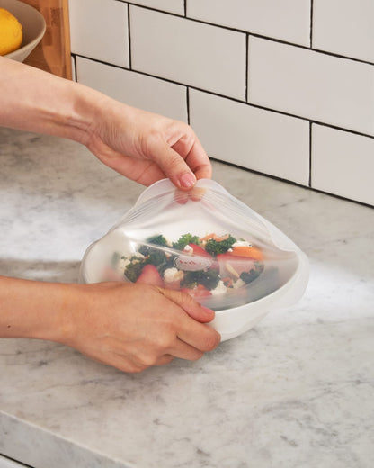 3-Piece Reusable Round Stretch Lids (2 Pack)