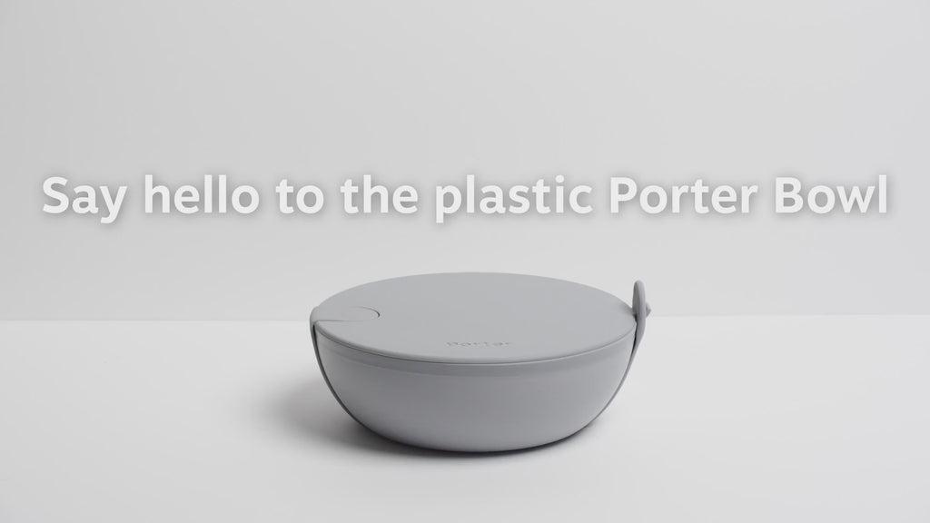 Navy Porter Bowl- Plastic