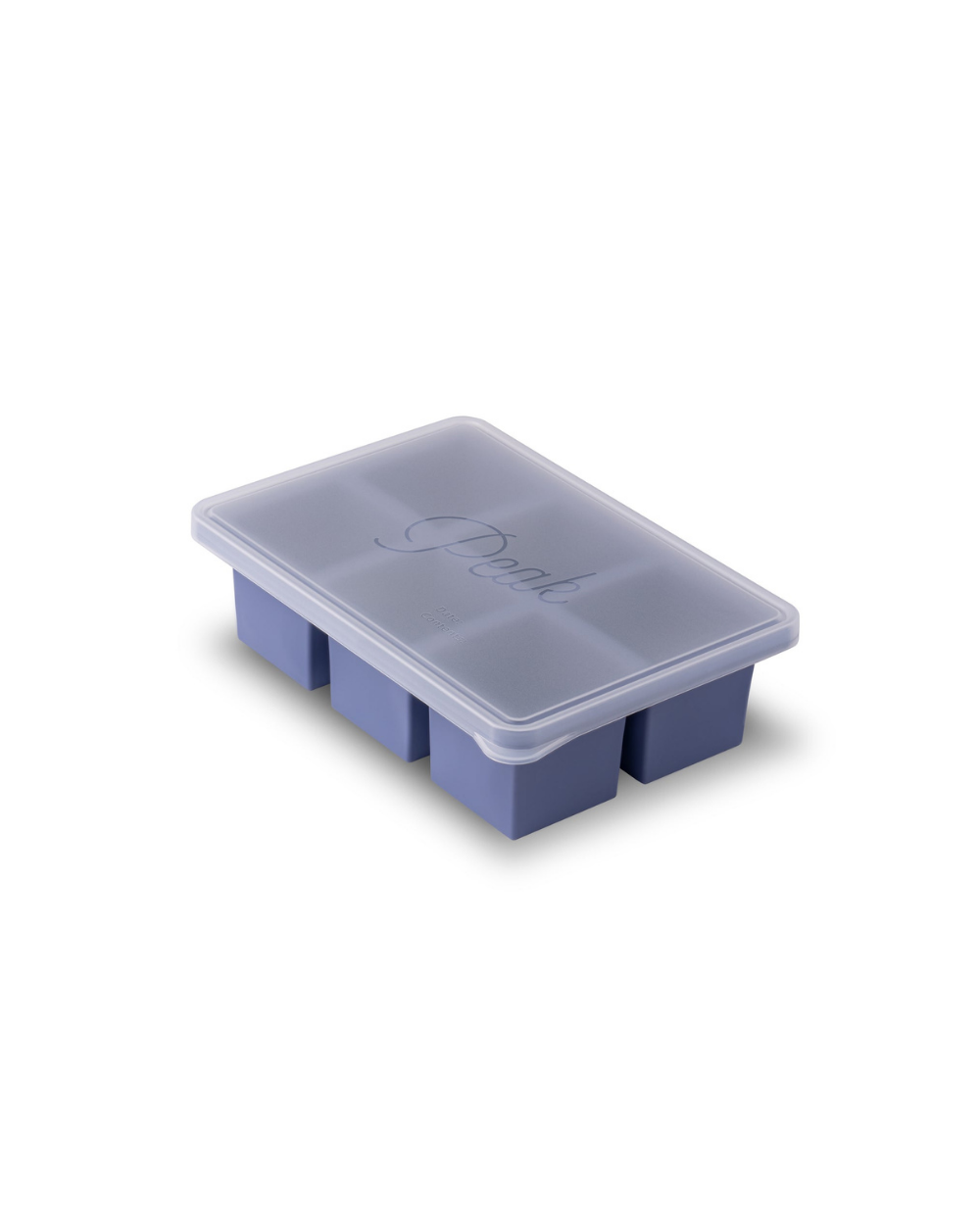 Set of Silicone Ice Cube Trays Makes 8 Large 2 in. x 2 in. Cubes Each