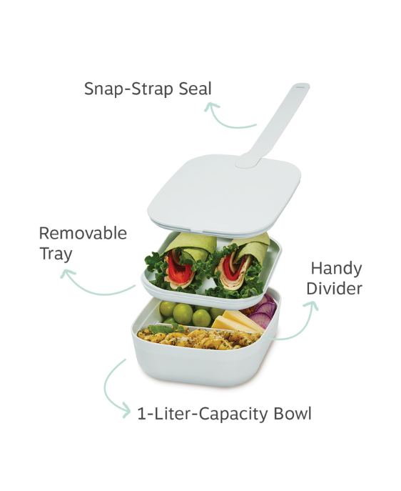 Lunch Box Sustainability Sticker by W&P for iOS & Android