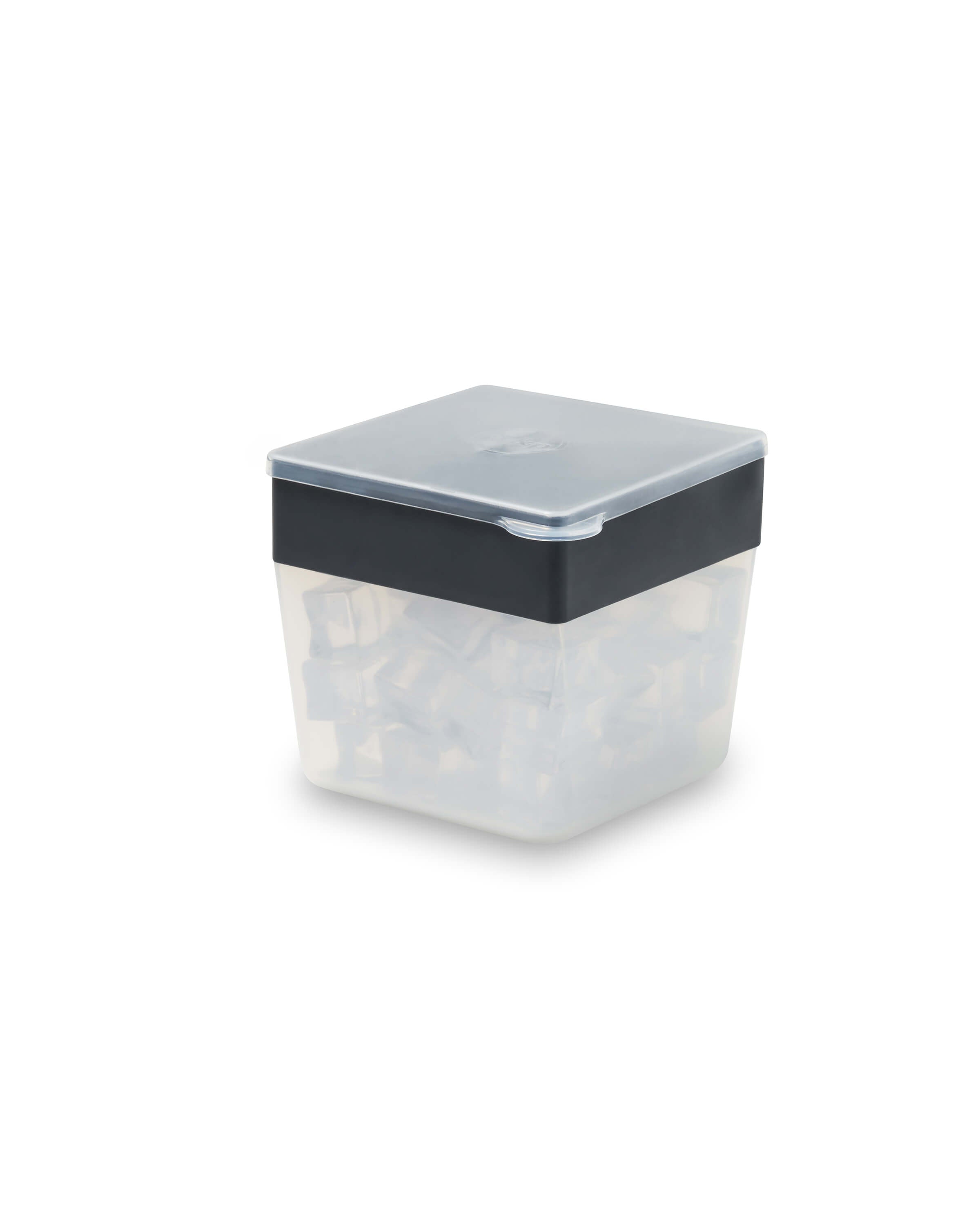 Ice Cube Tray With Lid And Bin For Freezer, Press Type Easy