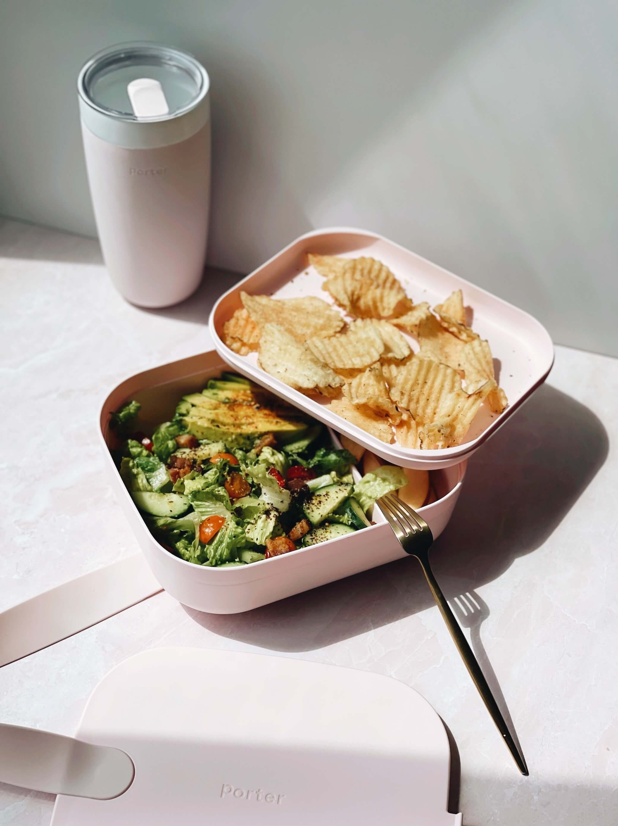 Salad Bowl & Lunch Box Leak Proof Bento Container -6 Pcs Set